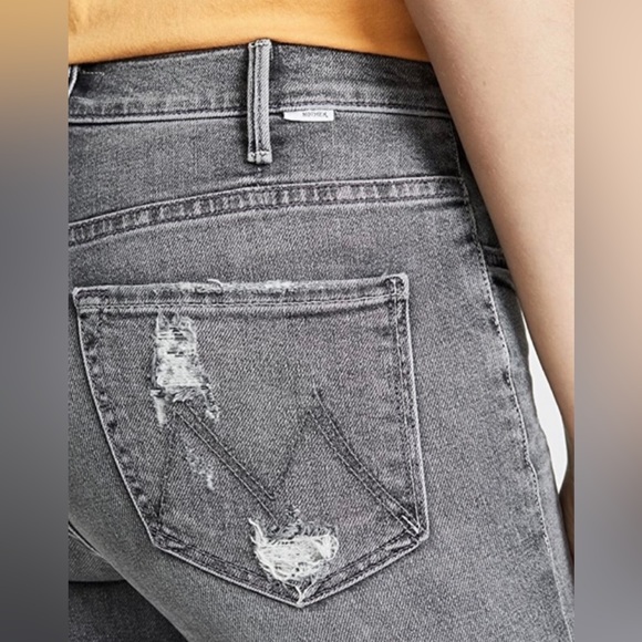 MOTHER The Hustler Crop Step Chew Jeans - Picture 10 of 11